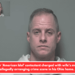 Former 'American Idol' contestant charged with wife's murder, allegedly arranging crime scene in his Ohio home.