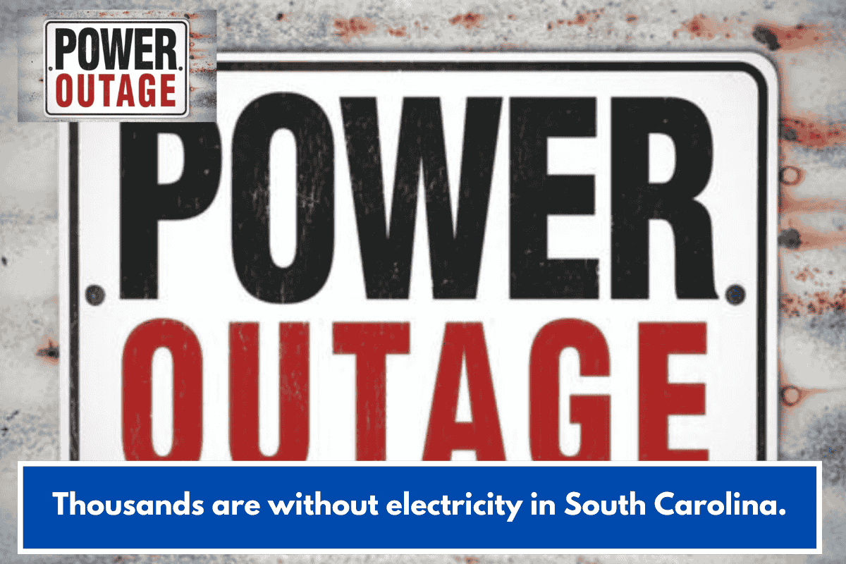 Thousands are without electricity in South Carolina.