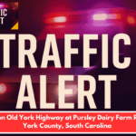Crash on Old York Highway at Pursley Dairy Farm Road in York County, South Carolina