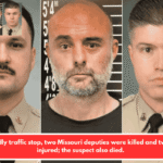 In a deadly traffic stop, two Missouri deputies were killed and two were injured; the suspect also died.