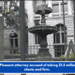 Mount Pleasant attorney accused of taking $1.5 million from clients and firm.