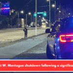 I-526W at W. Montague shutdown following a significant crash.