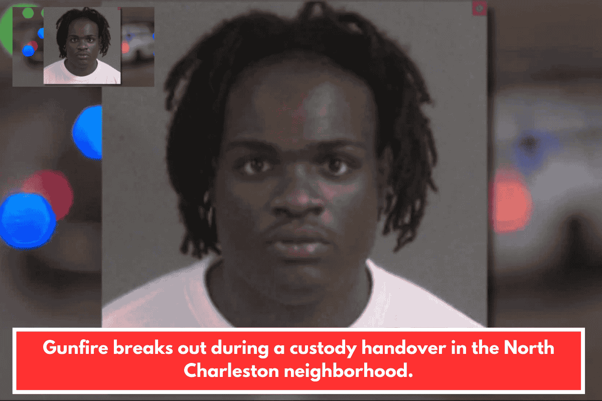 Gunfire breaks out during a custody handover in the North Charleston neighborhood.