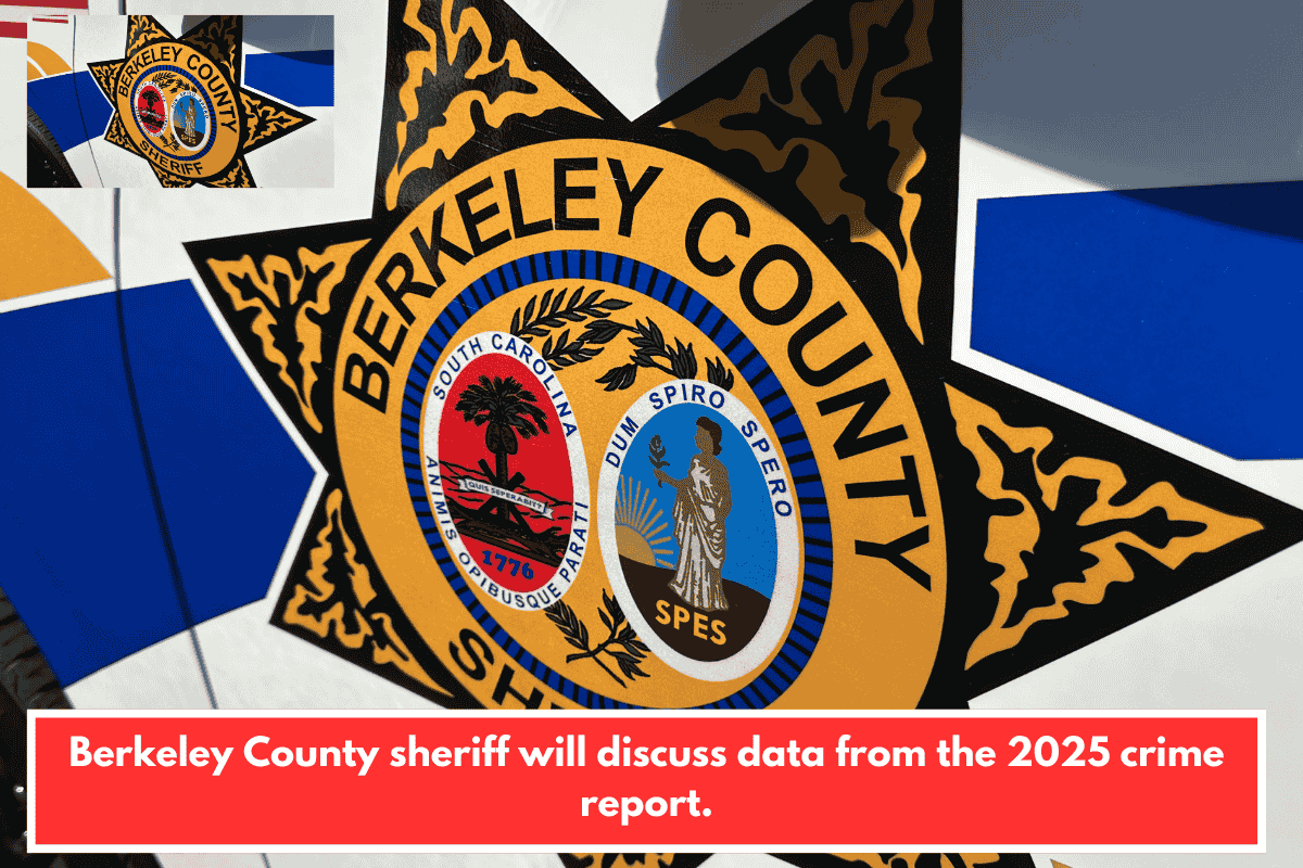 Berkeley County sheriff will discuss data from the 2025 crime report.