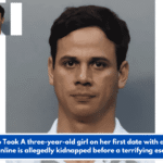 Mom Who Took A three-year-old girl on her first date with a man she met online is allegedly kidnapped before a terrifying escape.