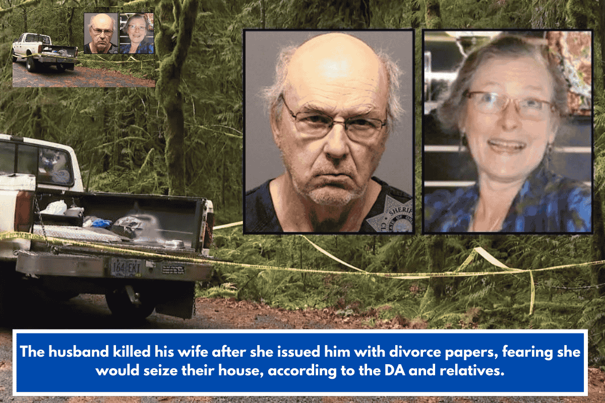 The husband killed his wife after she issued him with divorce papers, fearing she would seize their house, according to the DA and relatives.