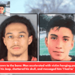 Dragged down to the bone: Man accelerated with victim hanging partly out of his Jeep, shattered his skull, and messaged him 'I had to'