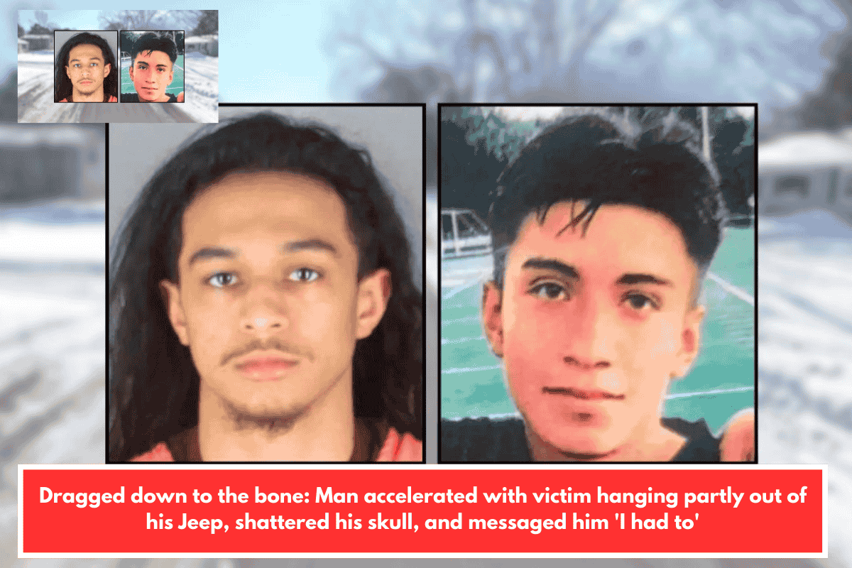 Dragged down to the bone: Man accelerated with victim hanging partly out of his Jeep, shattered his skull, and messaged him 'I had to'