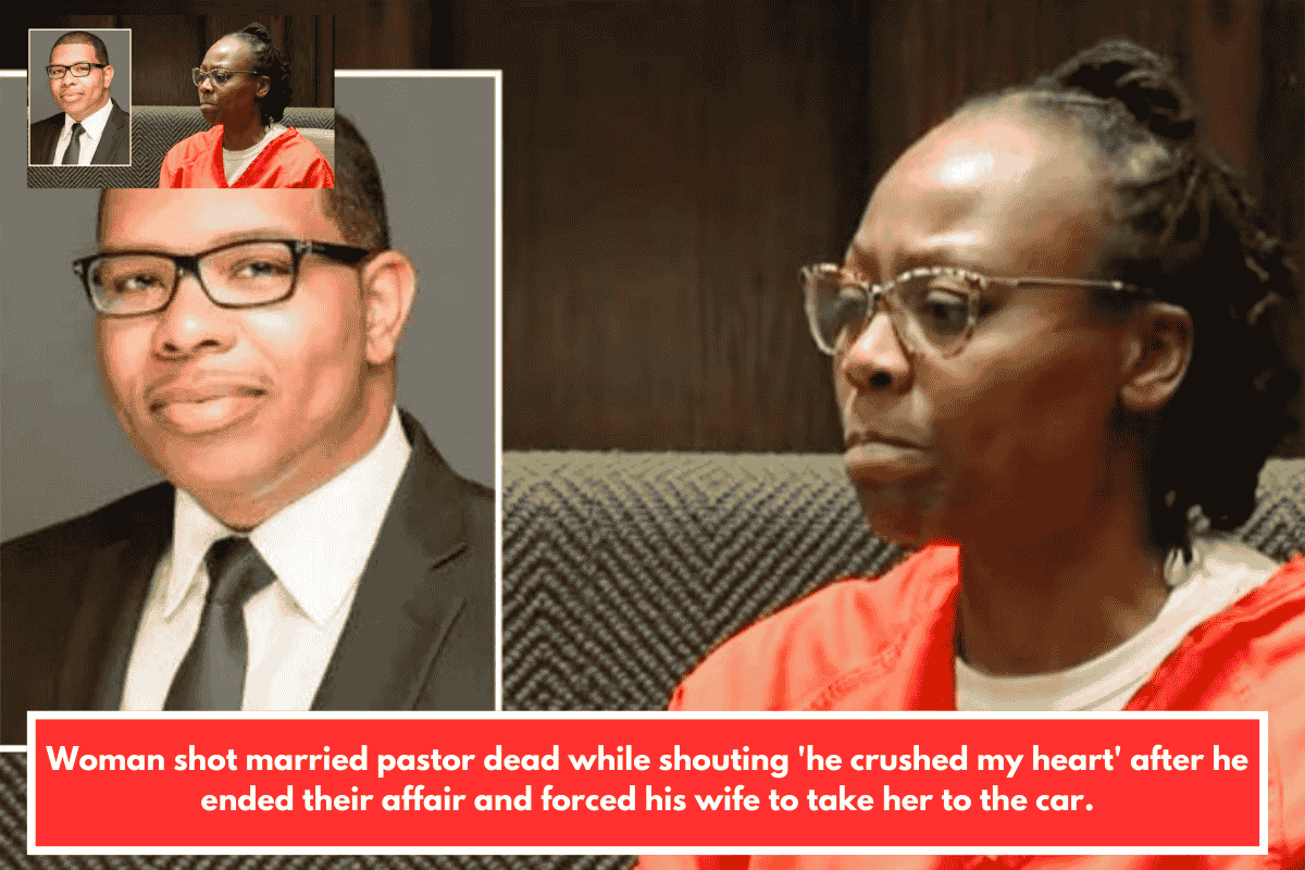 Woman shot married pastor dead while shouting 'he crushed my heart' after he ended their affair and forced his wife to take her to the car.