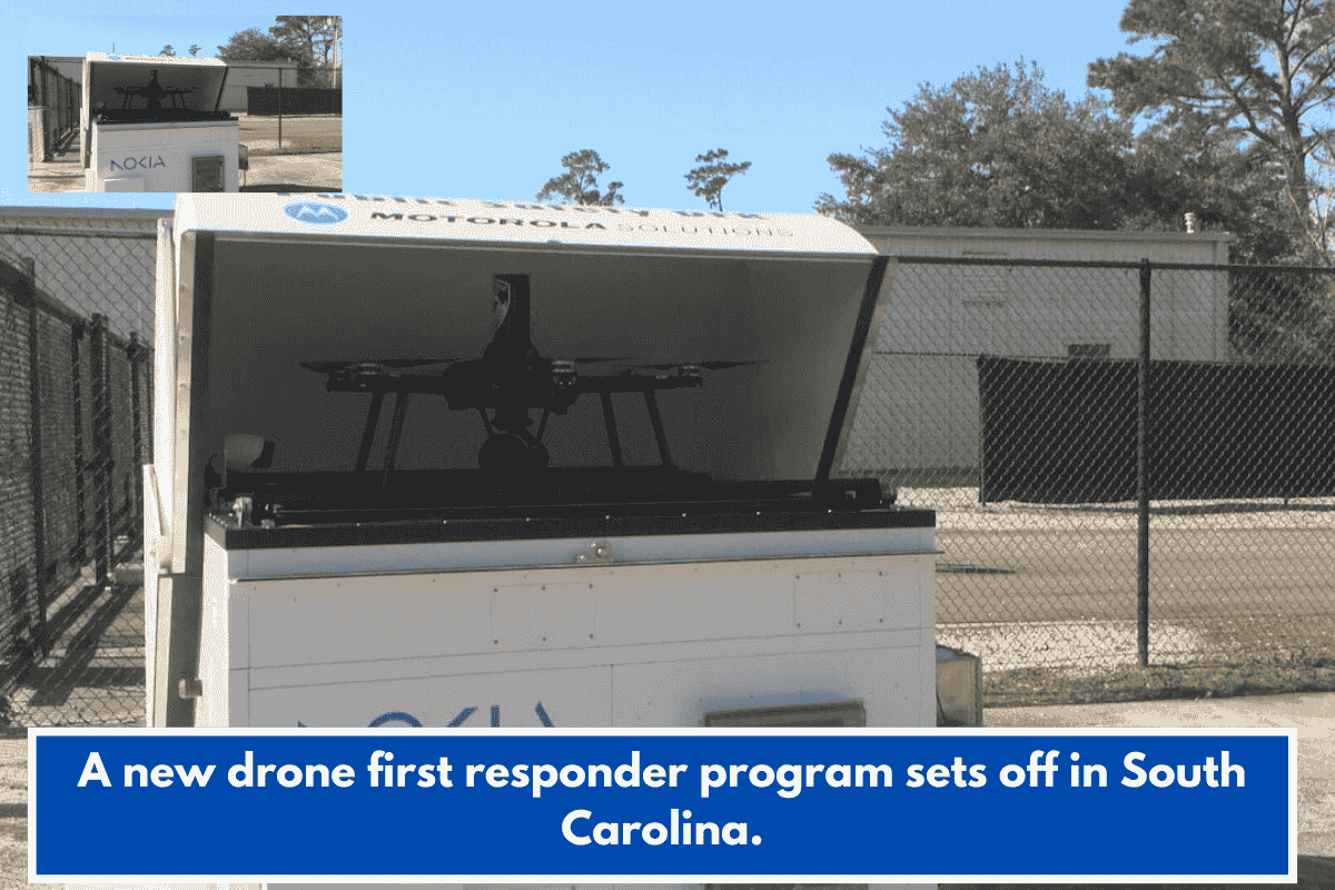 A new drone first responder program sets off in South Carolina.