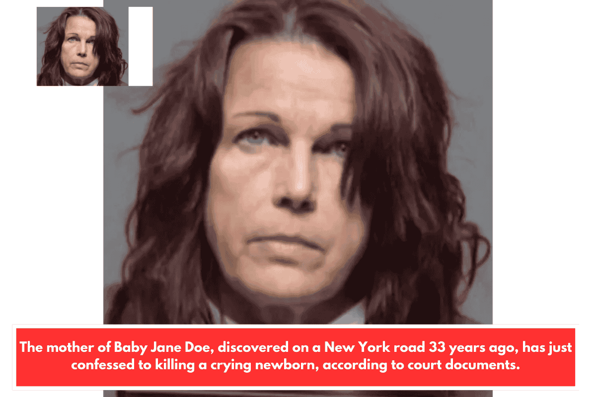 The mother of Baby Jane Doe, discovered on a New York road 33 years ago, has just confessed to killing a crying newborn, according to court documents.