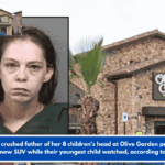 Girlfriend crushed father of her 8 children's head at Olive Garden parking lot with new SUV while their youngest child watched, according to DA.