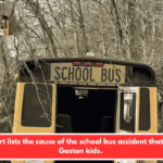 The report lists the cause of the school bus accident that harmed Gaston kids.