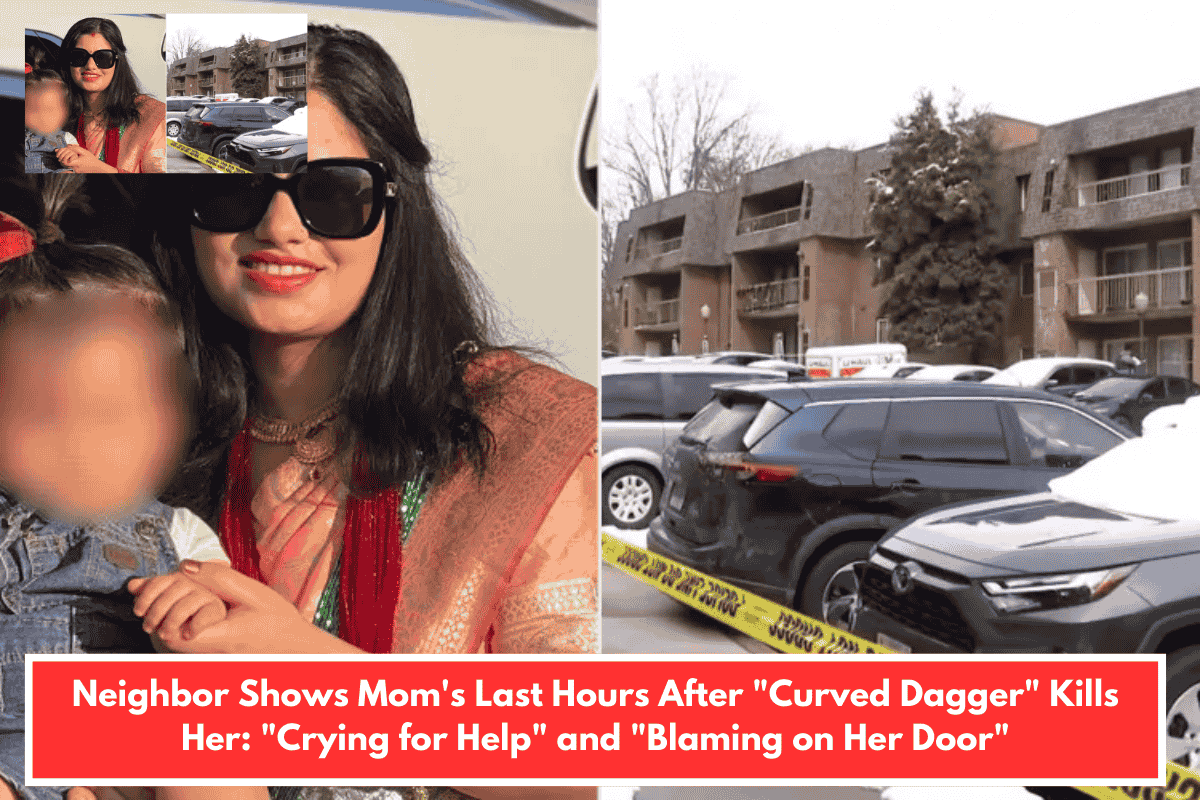 Neighbor Shows Mom's Last Hours After "Curved Dagger" Kills Her: "Crying for Help" and "Blaming on Her Door"