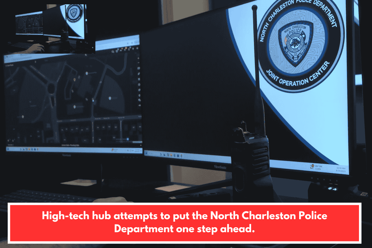 High-tech hub attempts to put the North Charleston Police Department one step ahead.