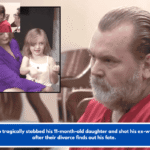 A man who tragically stabbed his 11-month-old daughter and shot his ex-wife months after their divorce finds out his fate.