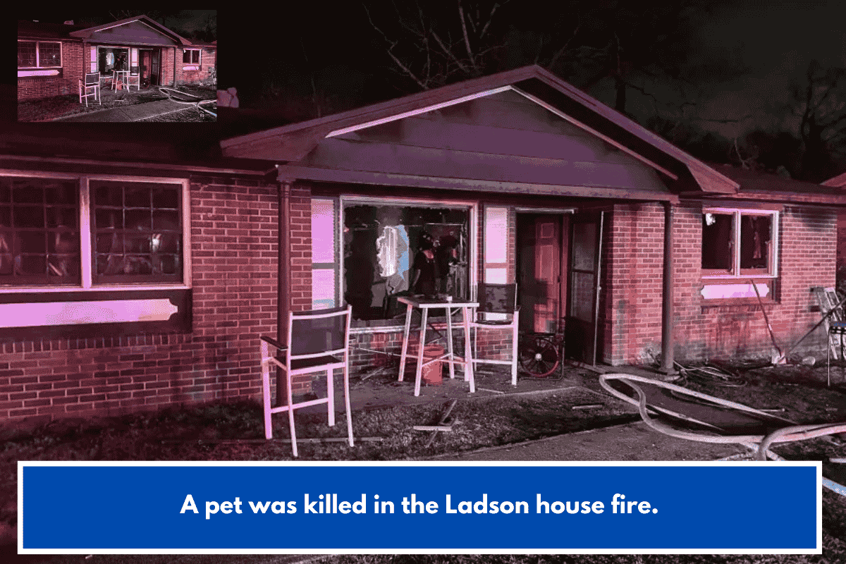 A pet was killed in the Ladson house fire.