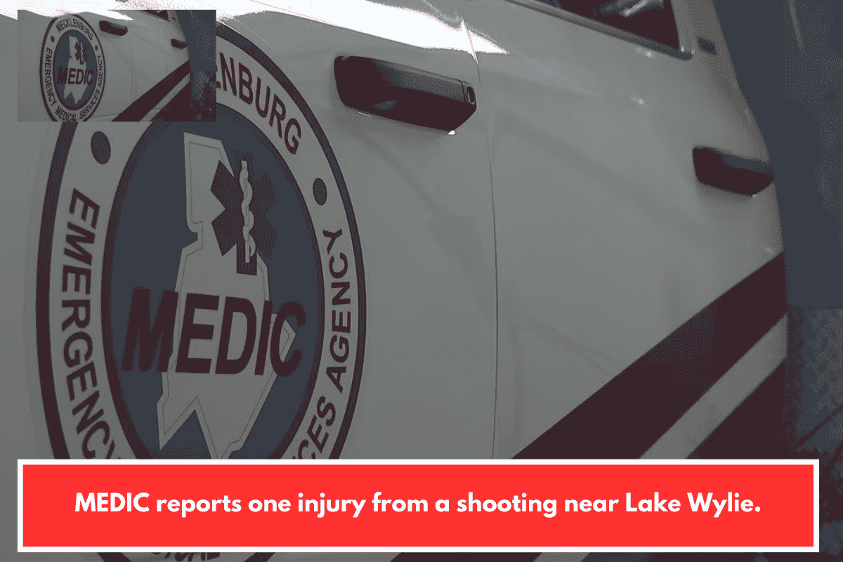 MEDIC reports one injury from a shooting near Lake Wylie.