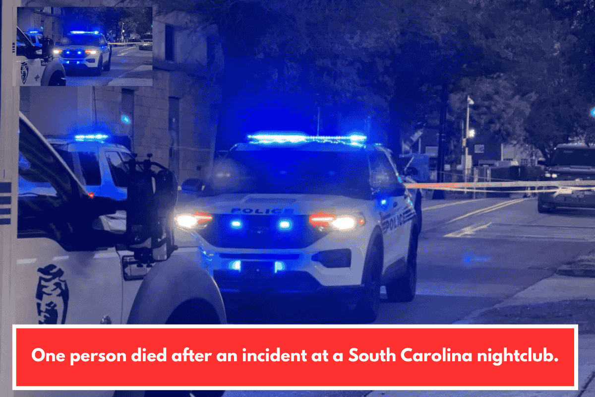 One person died after an incident at a South Carolina nightclub.