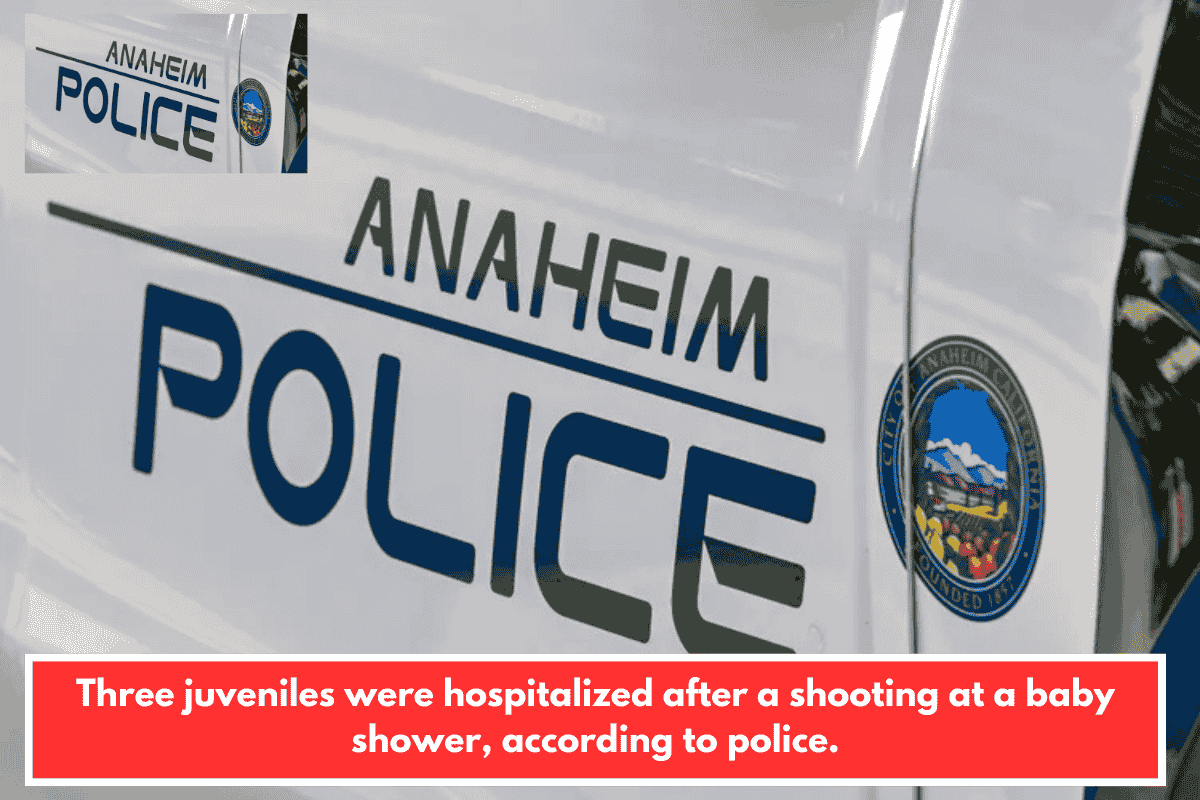 Three juveniles were hospitalized after a shooting at a baby shower, according to police.