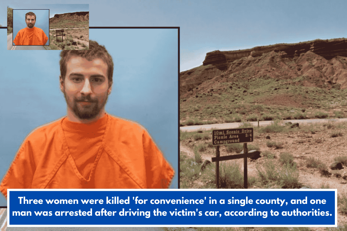Three women were killed 'for convenience' in a single county, and one man was arrested after driving the victim's car, according to authorities.