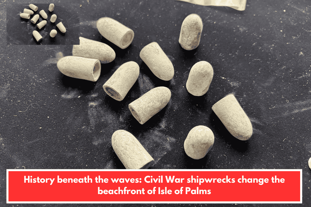 History beneath the waves: Civil War shipwrecks change the beachfront of Isle of Palms