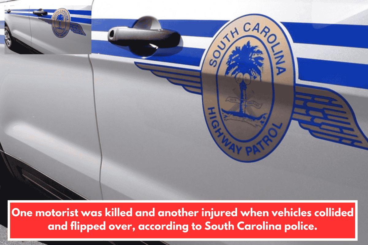One motorist was killed and another injured when vehicles collided and flipped over, according to South Carolina police.