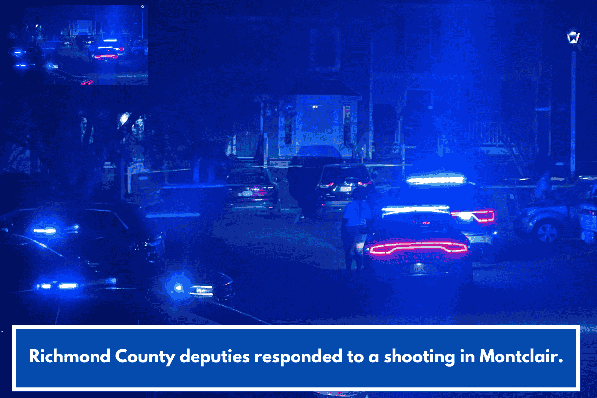 Richmond County deputies responded to a shooting in Montclair.