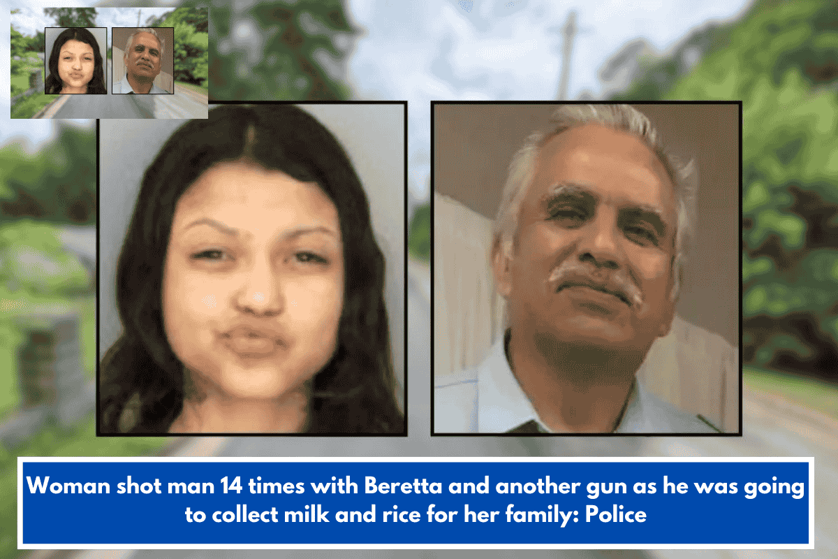 Woman shot man 14 times with Beretta and another gun as he was going to collect milk and rice for her family: Police