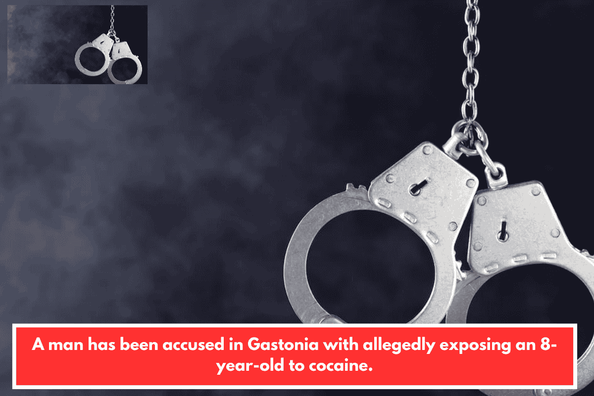 A man has been accused in Gastonia with allegedly exposing an 8-year-old to cocaine.