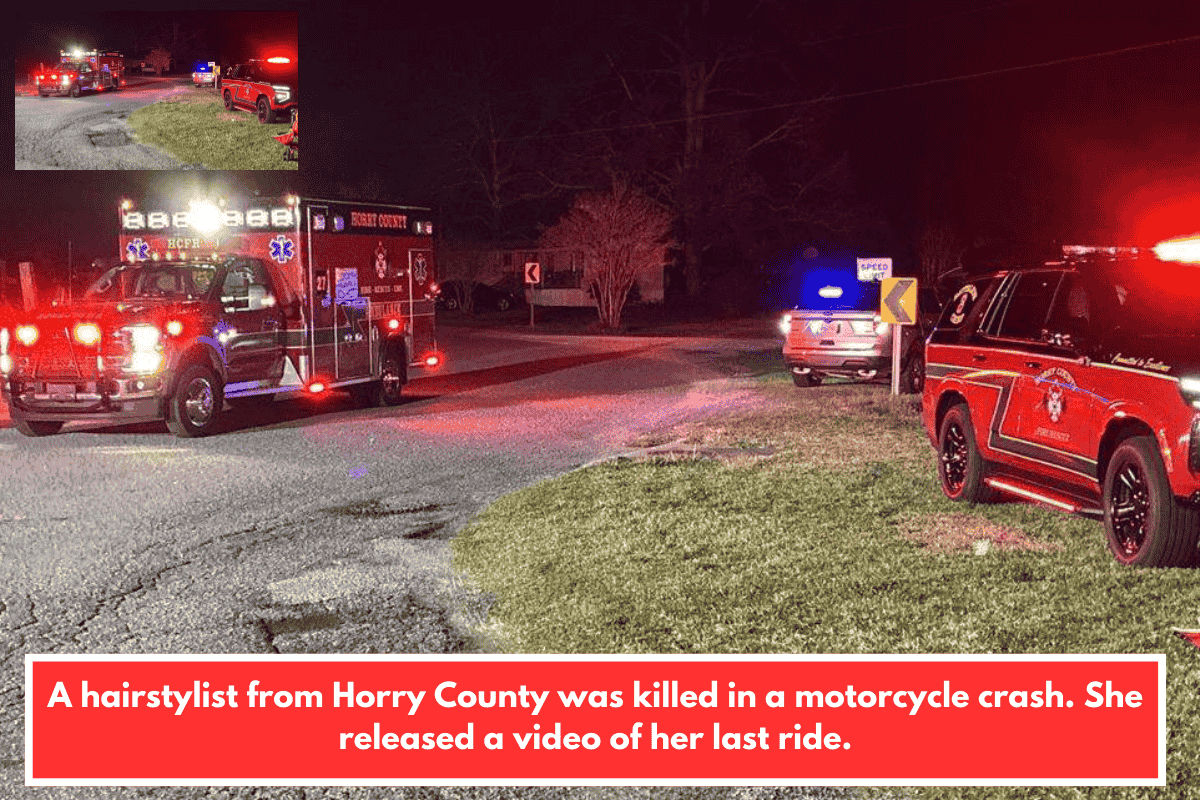 A hairstylist from Horry County was killed in a motorcycle crash. She released a video of her last ride.