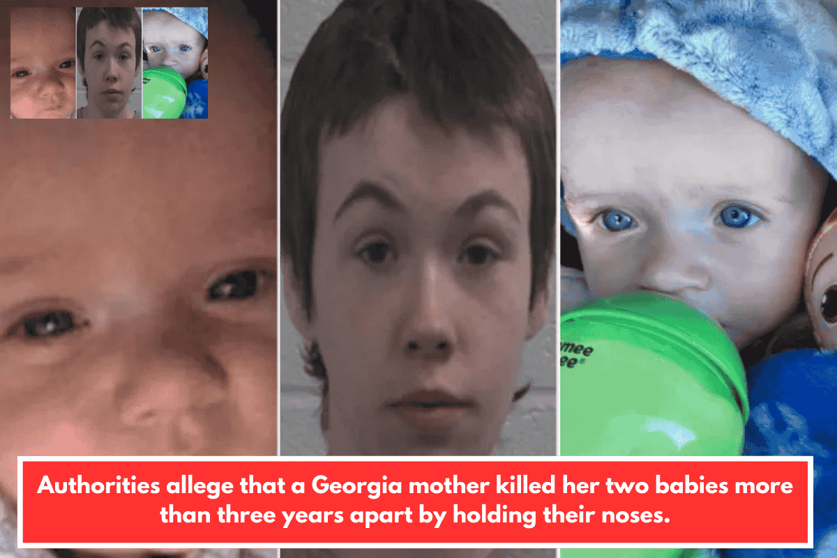 Authorities allege that a Georgia mother killed her two babies more than three years apart by holding their noses.