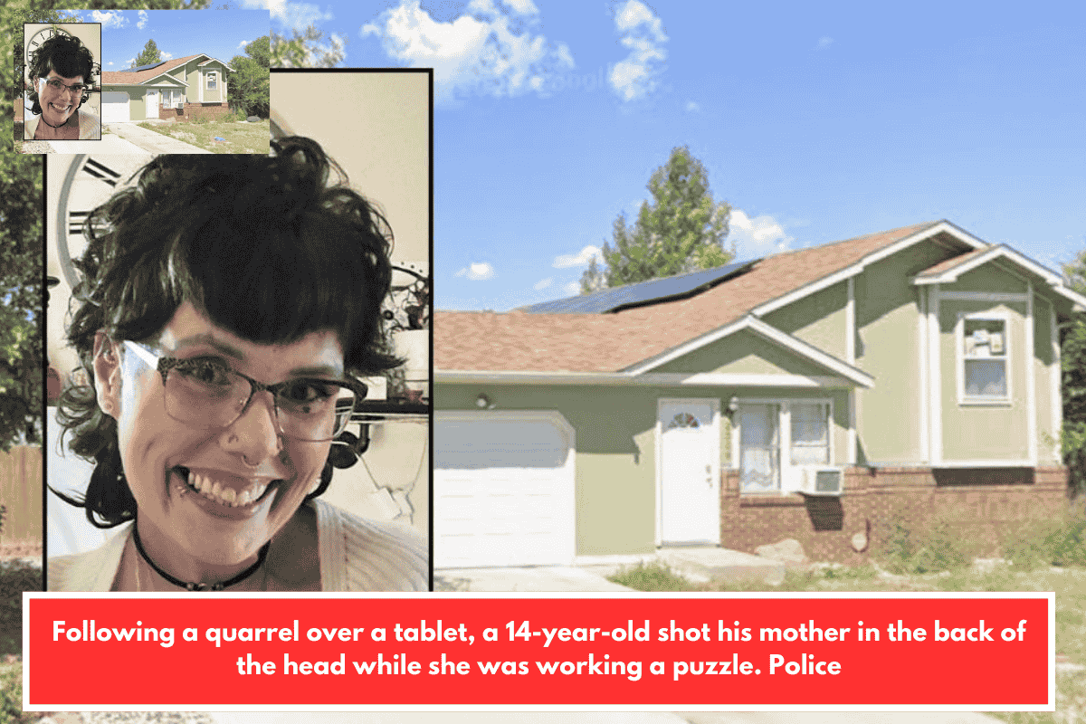 Following a quarrel over a tablet, a 14-year-old shot his mother in the back of the head while she was working a puzzle. Police