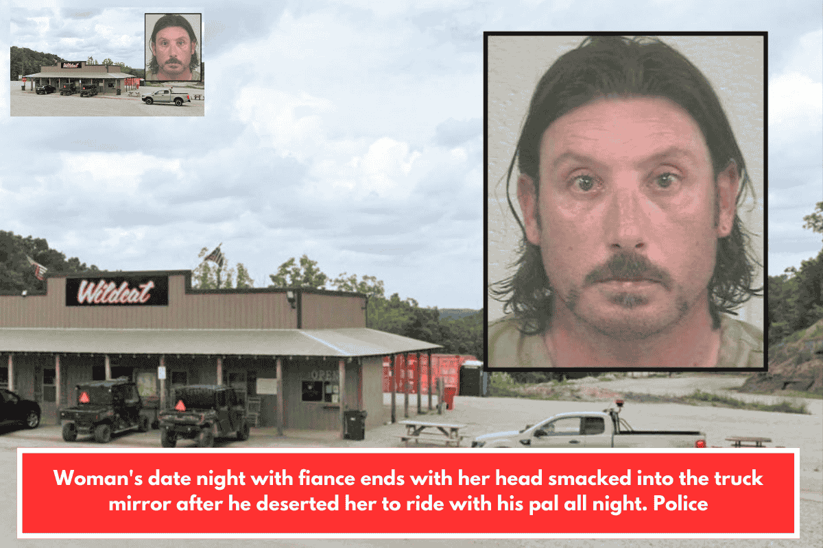 Woman's date night with fiance ends with her head smacked into the truck mirror after he deserted her to ride with his pal all night. Police