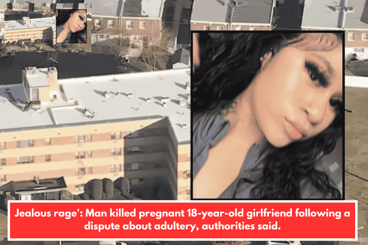 Jealous rage': Man killed pregnant 18-year-old girlfriend following a dispute about adultery, authorities said.