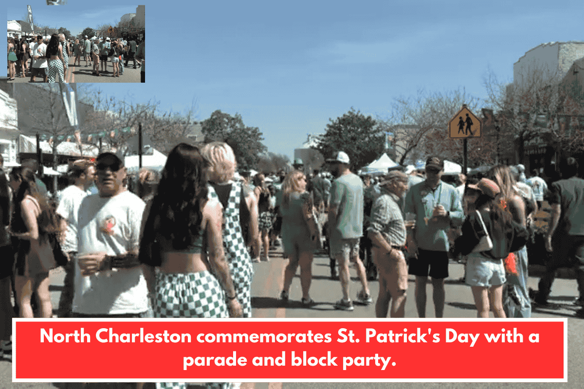 North Charleston commemorates St. Patrick's Day with a parade and block party.