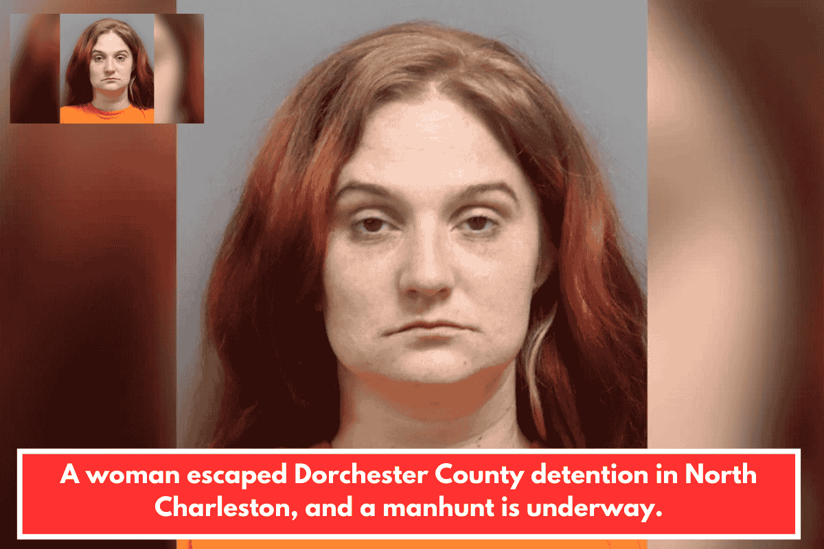 A woman escaped Dorchester County detention in North Charleston, and a manhunt is underway.