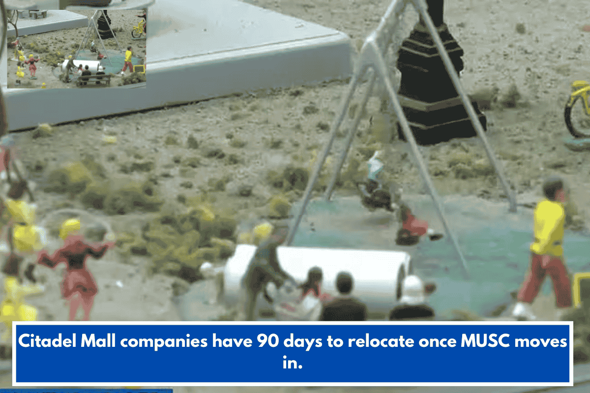 Citadel Mall companies have 90 days to relocate once MUSC moves in.