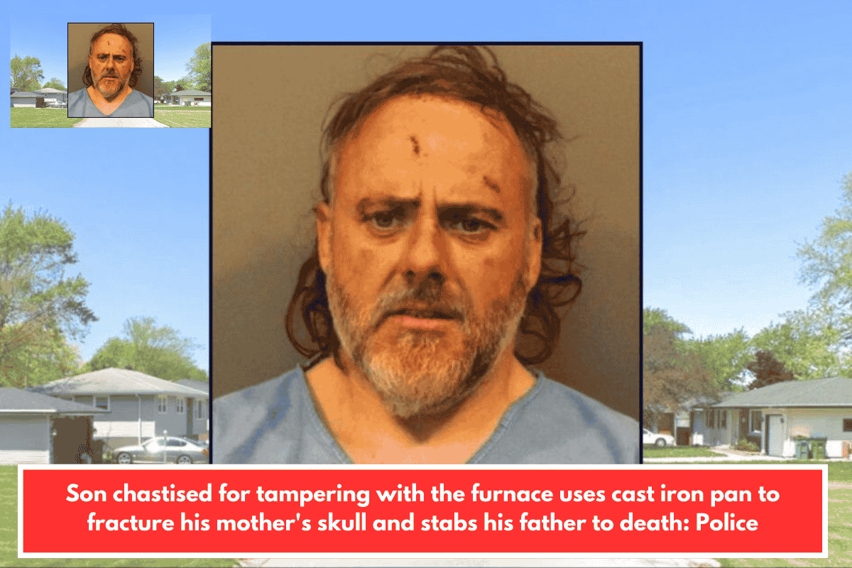 Son chastised for tampering with the furnace uses cast iron pan to fracture his mother's skull and stabs his father to death: Police