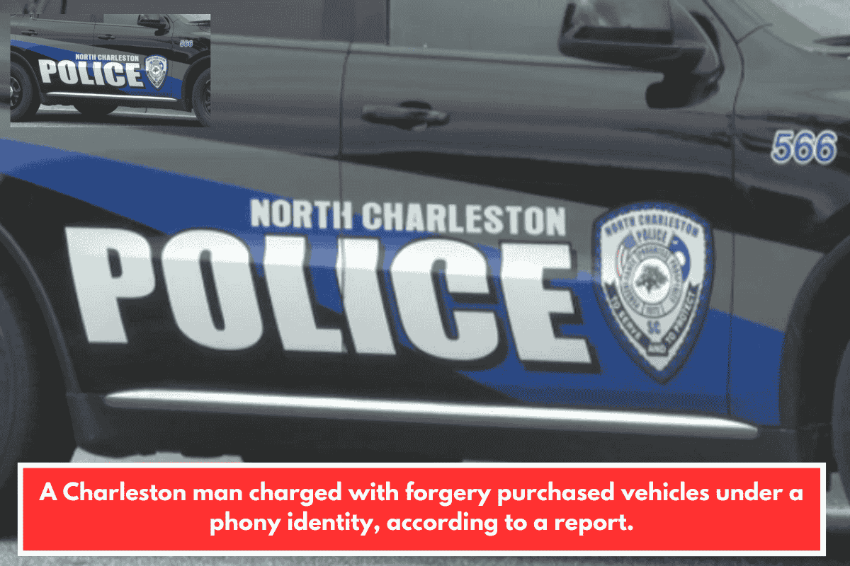 A Charleston man charged with forgery purchased vehicles under a phony identity, according to a report.