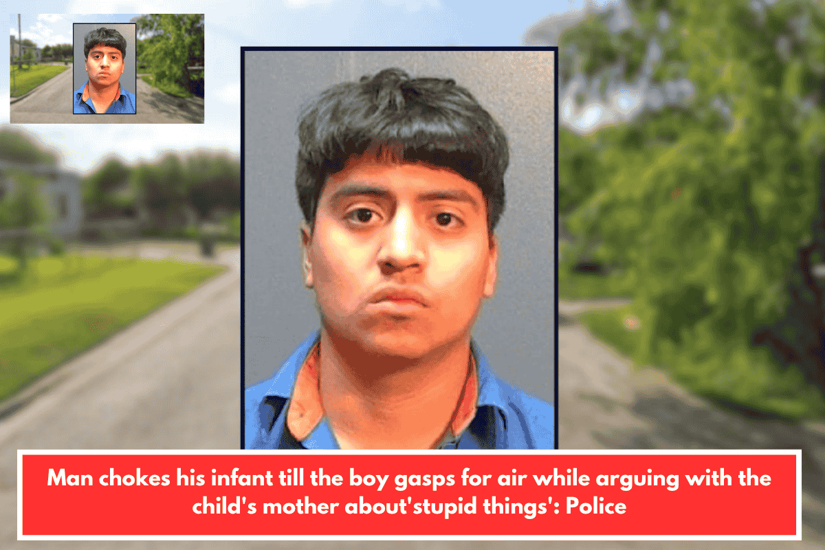 Man chokes his infant till the boy gasps for air while arguing with the child's mother about'stupid things': Police