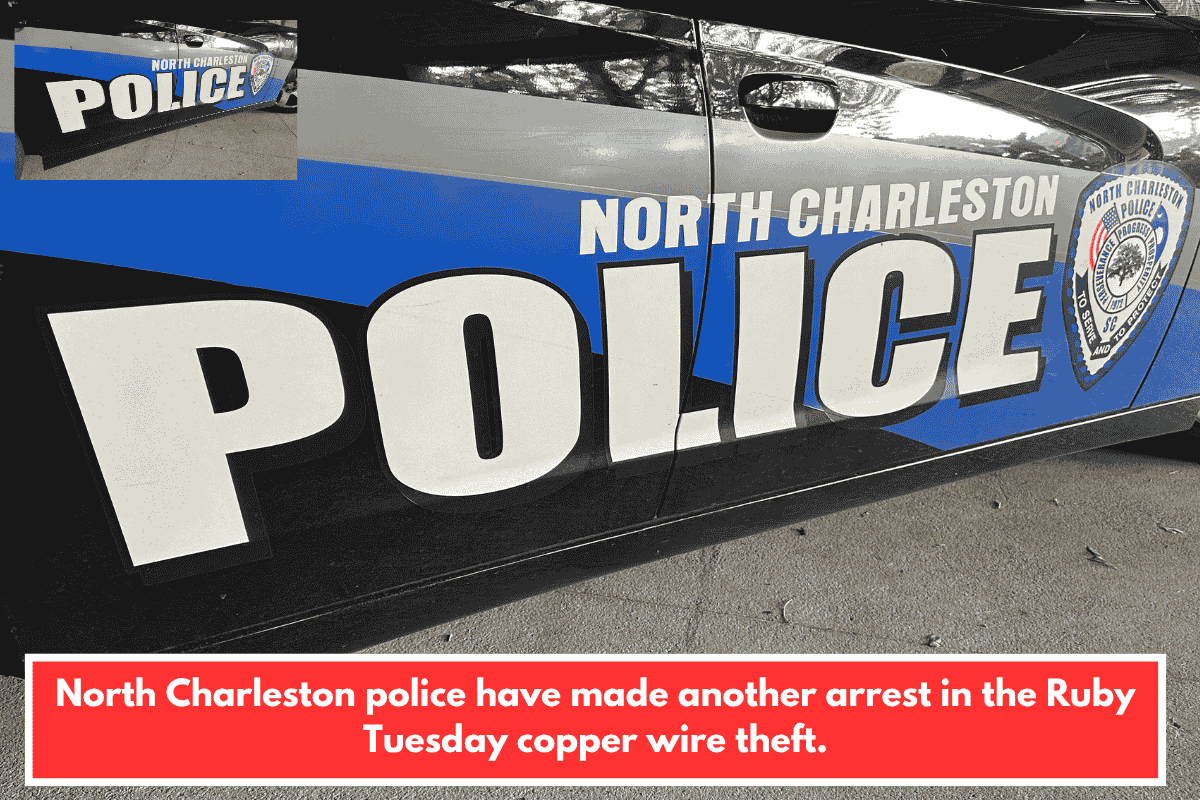 North Charleston police have made another arrest in the Ruby Tuesday copper wire theft.
