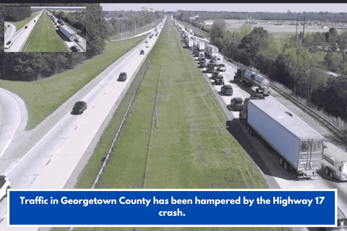 Traffic in Georgetown County has been hampered by the Highway 17 crash.