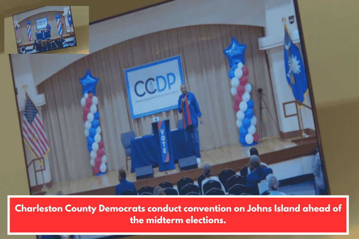 Charleston County Democrats conduct convention on Johns Island ahead of the midterm elections.