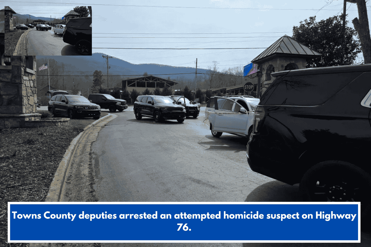 Towns County deputies arrested an attempted homicide suspect on Highway 76.