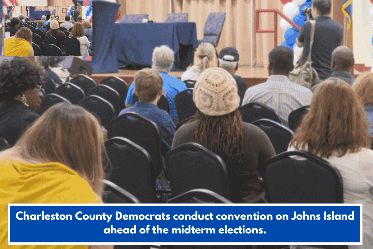 Charleston County Democrats conduct convention on Johns Island ahead of the midterm elections.
