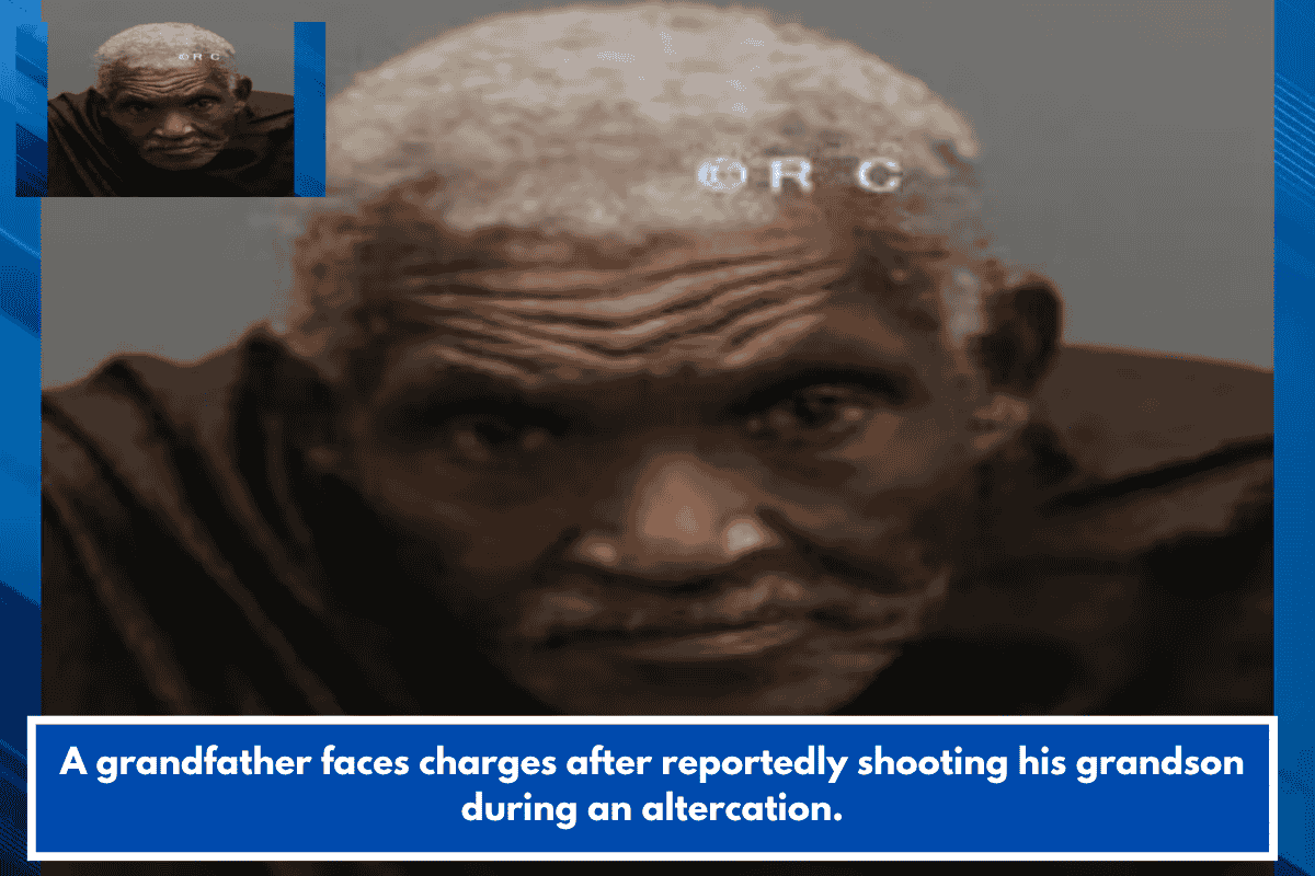 A grandfather faces charges after reportedly shooting his grandson during an altercation.