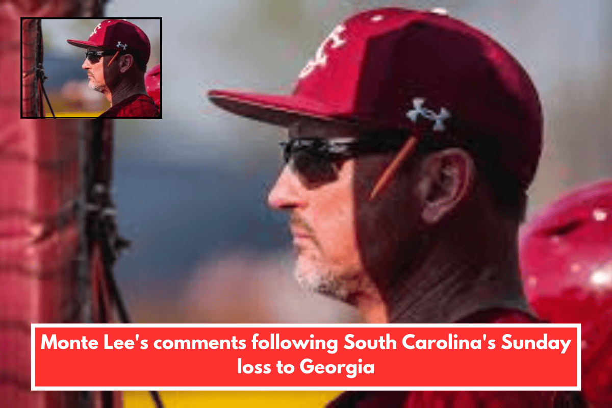 Monte Lee's comments following South Carolina's Sunday loss to Georgia