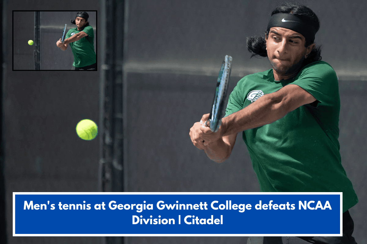 Men's tennis at Georgia Gwinnett College defeats NCAA Division | Citadel