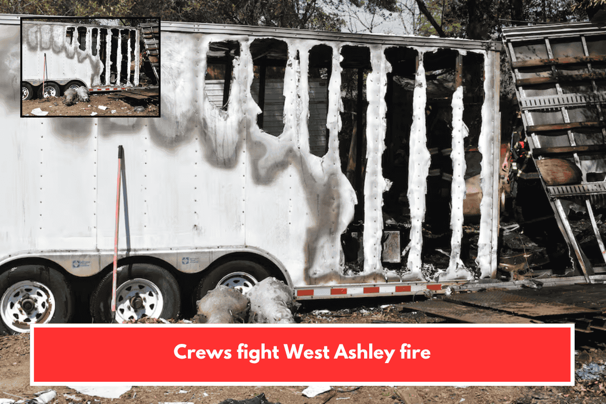 Crews fight West Ashley fire